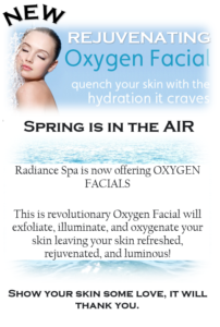 Radiance Spa Oxygen Facial